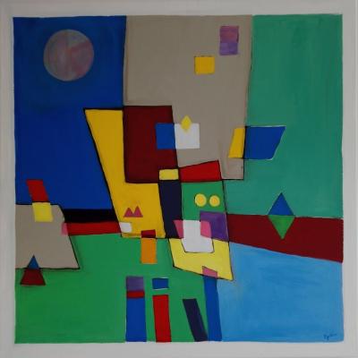 Acrylique en couleurs